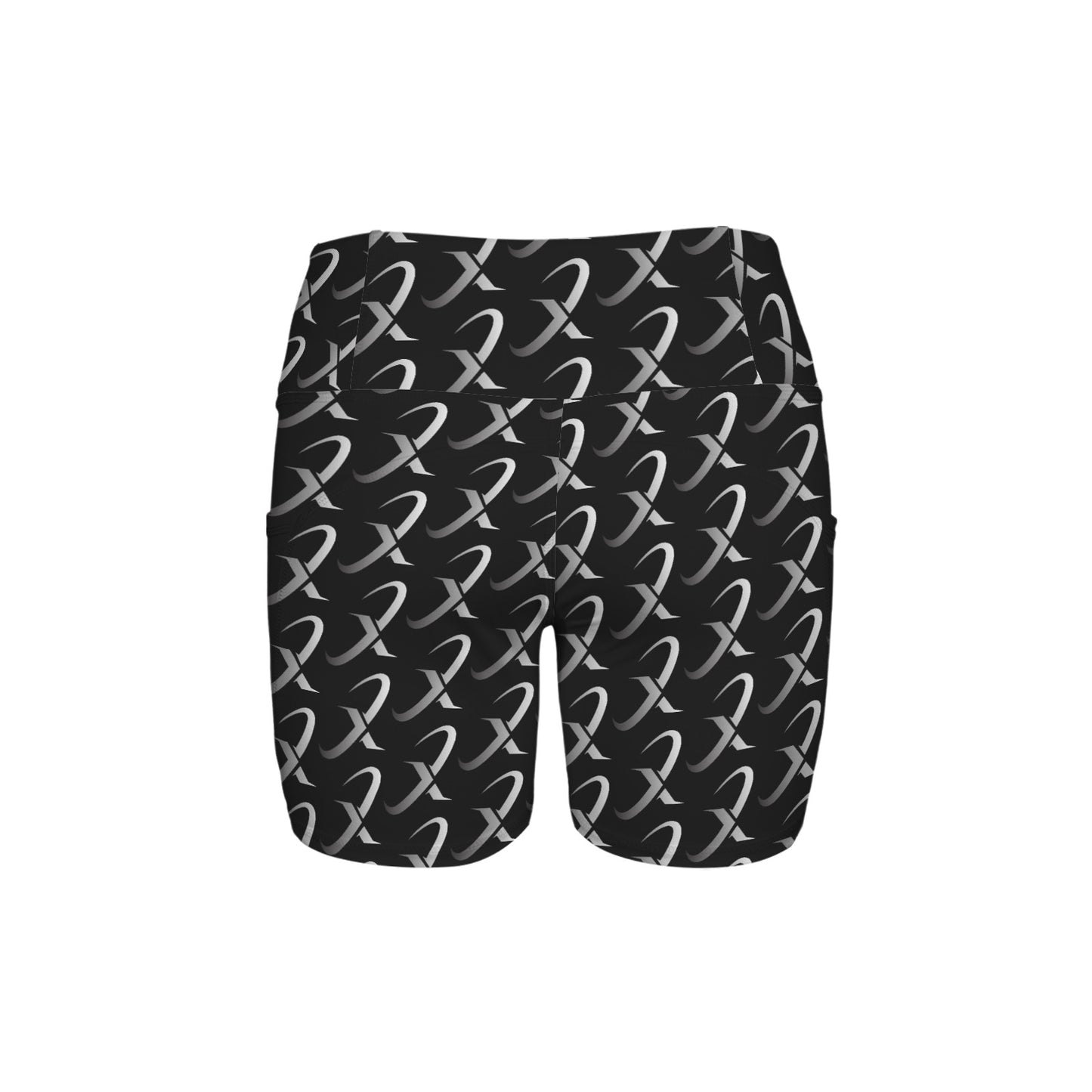 High Waist Deep Pockets Yoga Shorts
