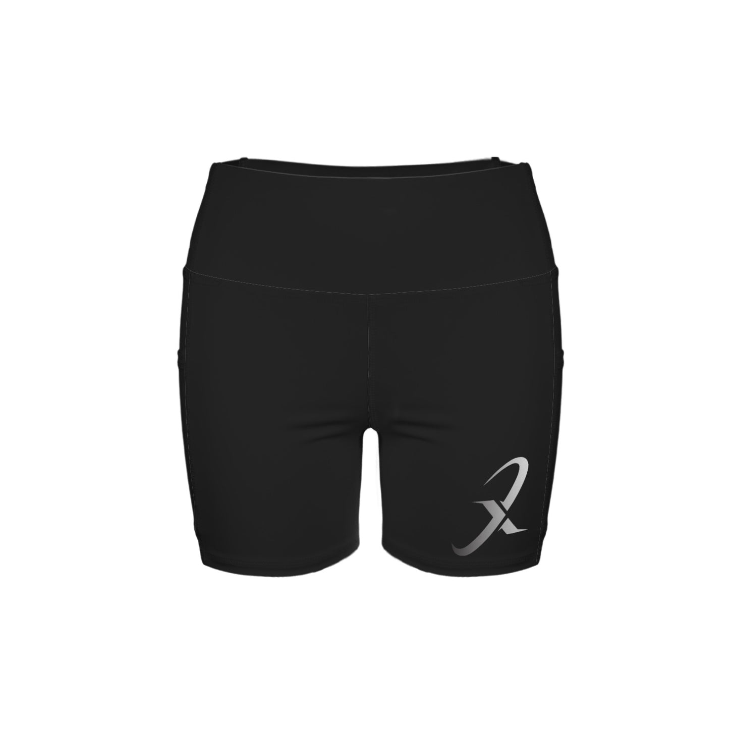 High Waist Deep Pockets Yoga Shorts