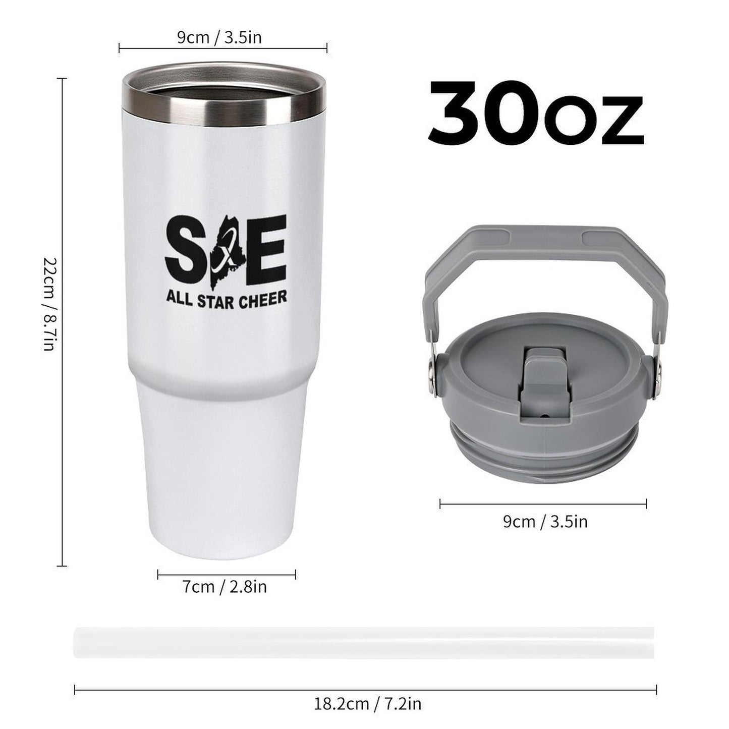 Tumbler with Top Handle