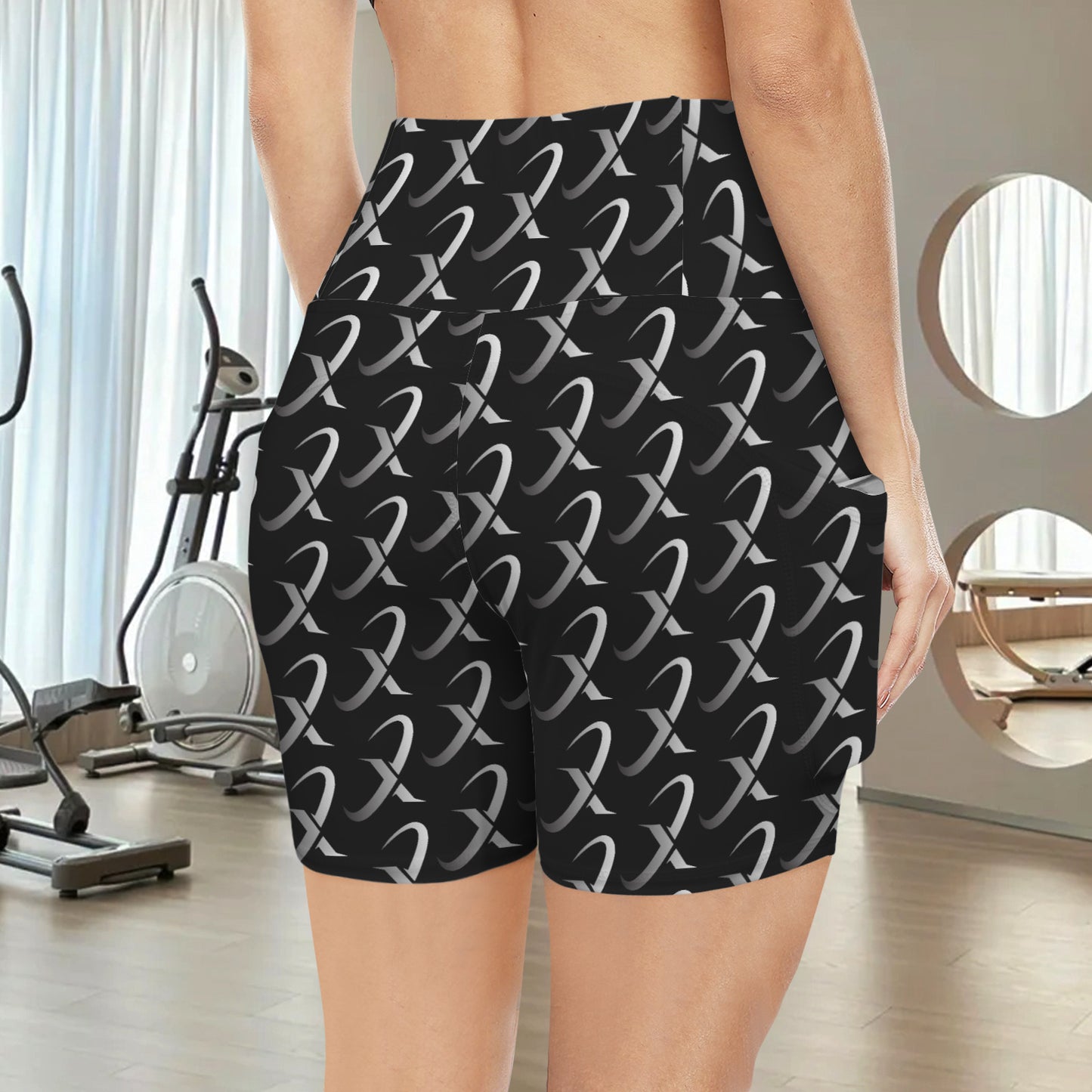 High Waist Deep Pockets Yoga Shorts