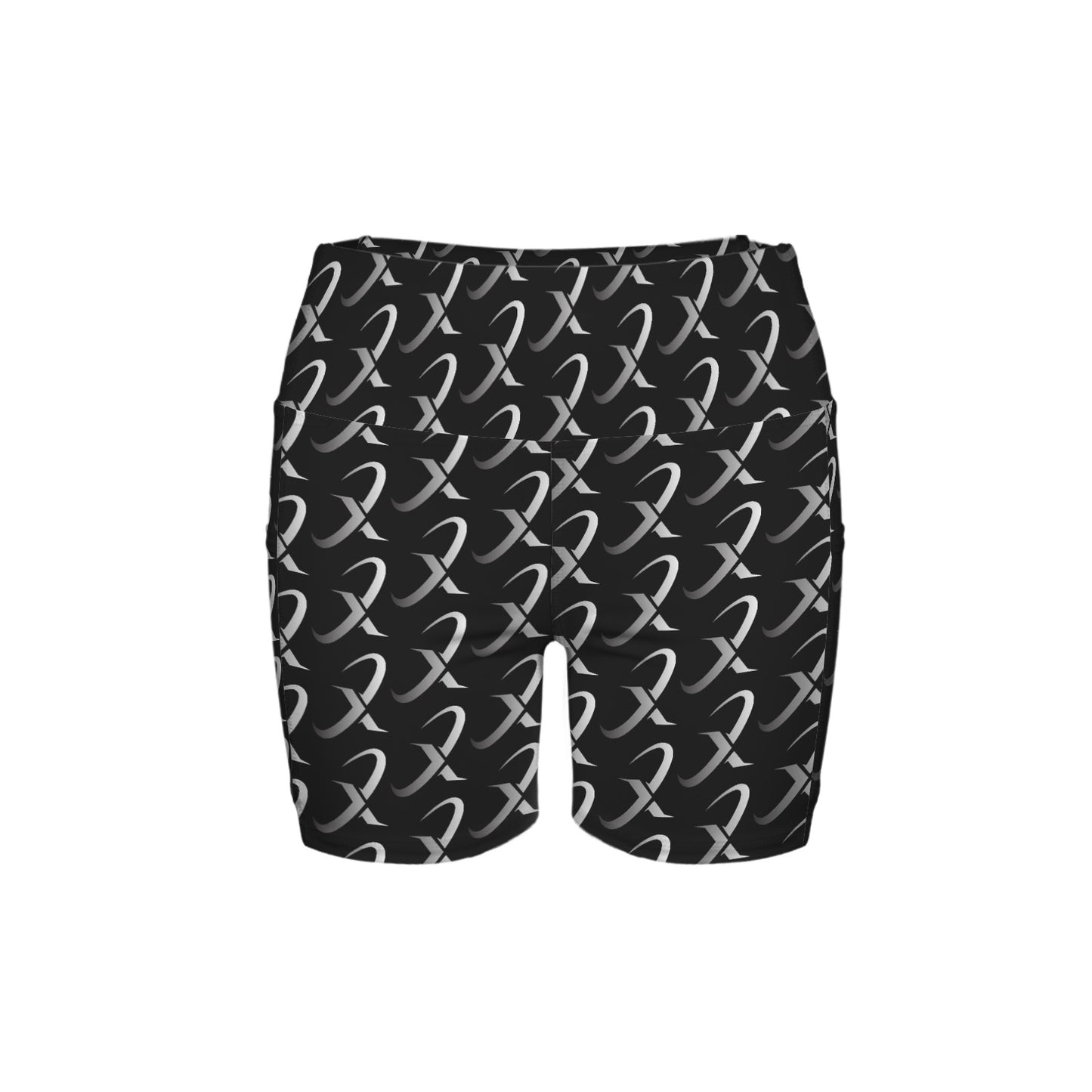 High Waist Deep Pockets Yoga Shorts
