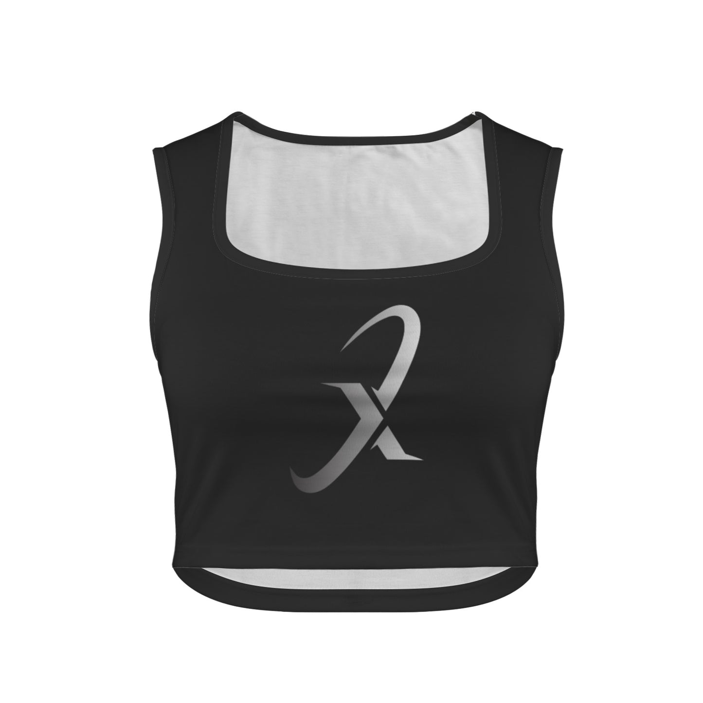 Women's Square Neck Crop Tank Top